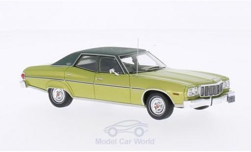 Diecast model cars Ford Gran Torino 1/43 Kess Brougham metallic green/green 1976 Ford Gran Torino 1/43 Kess Brougham metallic green/green 1976 diecast model cars