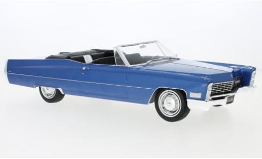 Cadillac Deville 1/18 KK Scale DeVille Cabriolet metallise blau 1967 1:18 diecast model cars