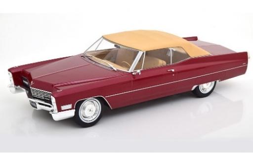 Diecast model cars Cadillac Deville 1/18 KK Scale DeVille Convertible metallic red/beige 1967 Verdeck fermé Cadillac Deville 1/18 KK Scale DeVille Convertible metallic red/beige 1967 Verdeck fermé diecast model cars
