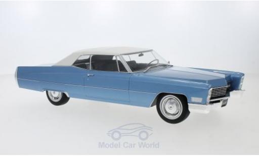 Diecast model cars Cadillac Deville 1/18 KK Scale DeVille Convertible metallic blue/white 1968 mit Softtop Cadillac Deville 1/18 KK Scale DeVille Convertible metallic blue/white 1968 mit Softtop diecast model cars