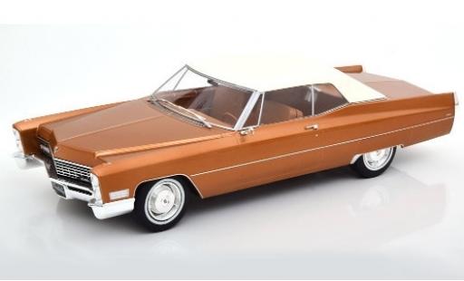 Diecast model cars Cadillac Deville 1/18 KK Scale DeVille Convertible metallic brown/white 1967 Verdeck fermé Cadillac Deville 1/18 KK Scale DeVille Convertible metallic brown/white 1967 Verdeck fermé diecast model cars