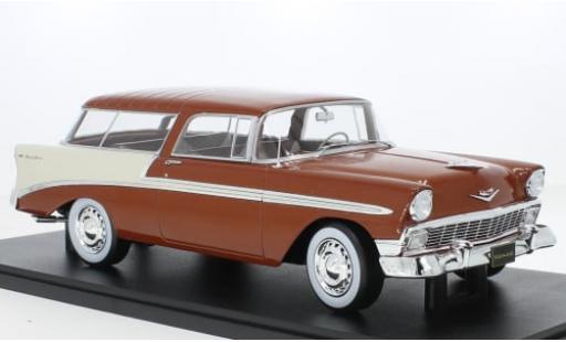 Diecast model cars Chevrolet Bel Air 1/18 KK Scale Nomad metallise braun/beige 1956 1:18 Chevrolet Bel Air 1/18 KK Scale Nomad metallise braun/beige 1956 1:18 diecast model cars