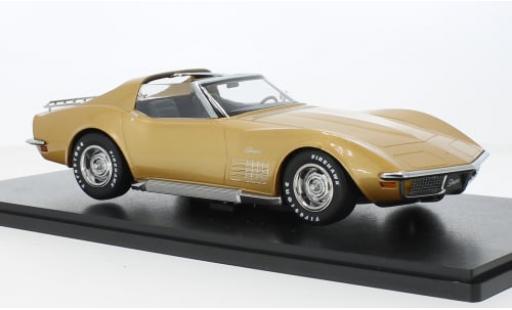Diecast model cars Chevrolet Corvette 1/18 KK Scale (C3) metallise beige 1972 1:18 Chevrolet Corvette 1/18 KK Scale (C3) metallise beige 1972 1:18 diecast model cars
