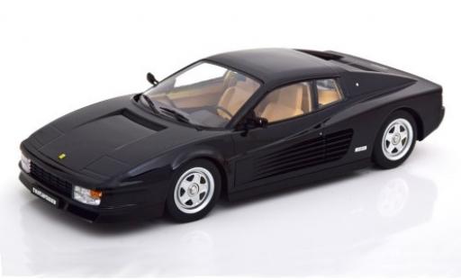 Diecast model cars Ferrari Testarossa 1/18 KK Scale black 1986 Ferrari Testarossa 1/18 KK Scale black 1986 diecast model cars