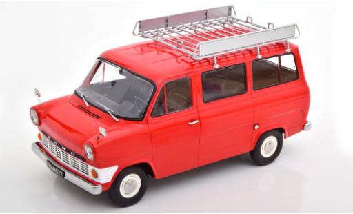 Diecast model cars Ford Transit 1/18 KK Scale MK 1 Bus red 1965 avec Rack de toit Ford Transit 1/18 KK Scale MK 1 Bus red 1965 avec Rack de toit diecast model cars