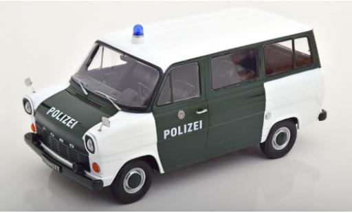 Diecast model cars Ford Transit 1/18 KK Scale MK 1 Bus white/green Polizei Hamburg 1965 Ford Transit 1/18 KK Scale MK 1 Bus white/green Polizei Hamburg 1965 diecast model cars