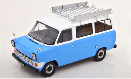 Diecast model cars Ford Transit 1/18 KK Scale MK 1 Kombi blue/white 1965 avec Rack de toit Ford Transit 1/18 KK Scale MK 1 Kombi blue/white 1965 avec Rack de toit diecast model cars