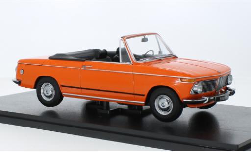 Diecast model cars Bmw 1600 1/18 KK Scale -2 cabriolet orange 1968 Bmw 1600 1/18 KK Scale -2 cabriolet orange 1968 diecast model cars