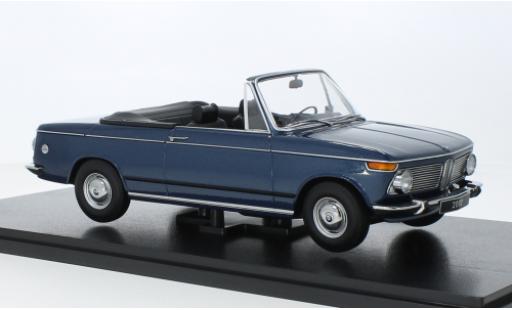 Diecast model cars Bmw 2002 1/18 KK Scale cabriolet metallise blue foncé 1968 Bmw 2002 1/18 KK Scale cabriolet metallise blue foncé 1968 diecast model cars