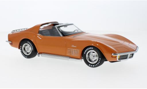 Diecast model cars Chevrolet Corvette 1/18 KK Scale (C3) metallise orange 1972 Chevrolet Corvette 1/18 KK Scale (C3) metallise orange 1972 diecast model cars