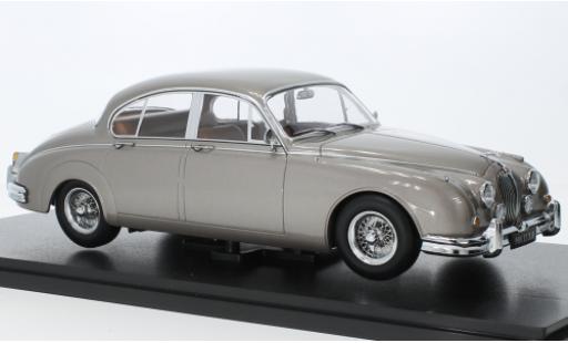Diecast model cars Jaguar MK 1/18 KK Scale II 3.8 metallise grey clair RHD 1959 Jaguar MK 1/18 KK Scale II 3.8 metallise grey clair RHD 1959 diecast model cars