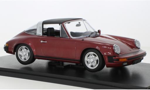 Diecast model cars Porsche 930 Targa 1/18 KK Scale 911 SC metallise red 1978 Porsche 930 Targa 1/18 KK Scale 911 SC metallise red 1978 diecast model cars