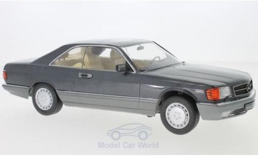 Diecast model cars Mercedes 560 1/18 KK Scale SEC (C126) metallic anthrazit 1985 Mercedes 560 1/18 KK Scale SEC (C126) metallic anthrazit 1985 diecast model cars