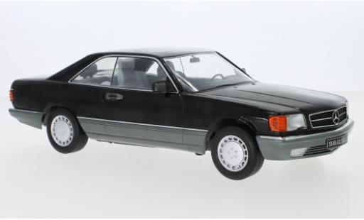 Diecast model cars Mercedes 560 1/18 KK Scale SEC (C126) black 1985 Mercedes 560 1/18 KK Scale SEC (C126) black 1985 diecast model cars