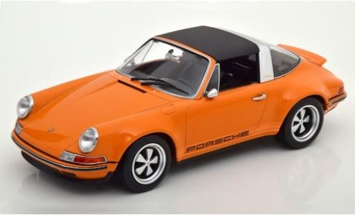 Diecast model cars Porsche 911 1/18 KK Scale Targa Singer orange/Dekor Targadach détachable Porsche 911 1/18 KK Scale Targa Singer orange/Dekor Targadach détachable diecast model cars