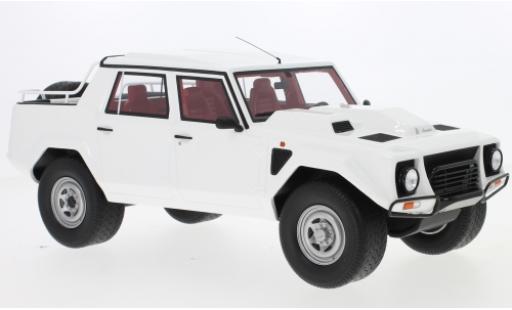 Lamborghini LM 1/18 GT Spirit 002 white diecast model cars