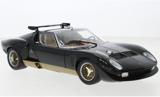 Diecast model cars Lamborghini Miura 1/18 Kyosho SVR black/gold Lamborghini Miura 1/18 Kyosho SVR black/gold diecast model cars