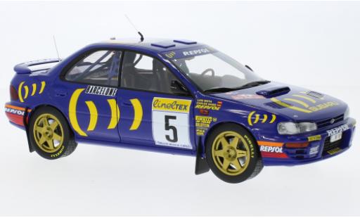 Diecast model cars Subaru Impreza 1/18 Kyosho 555 No.5 Rallye WM Rallye Monte Carlo 1995 Subaru Impreza 1/18 Kyosho 555 No.5 Rallye WM Rallye Monte Carlo 1995 diecast model cars