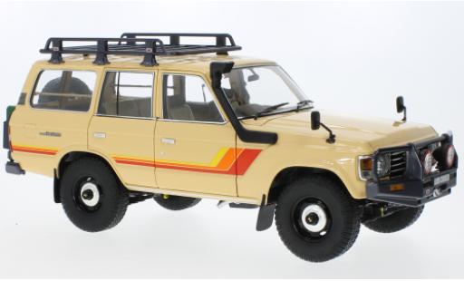 Diecast model cars Toyota Land Cruiser 1/18 Kyosho 60 beige/Décorer Toyota Land Cruiser 1/18 Kyosho 60 beige/Décorer diecast model cars