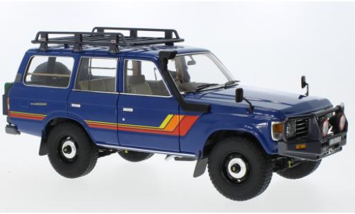 Diecast model cars Toyota Land Cruiser 1/18 Kyosho 60 blue/Décorer Toyota Land Cruiser 1/18 Kyosho 60 blue/Décorer diecast model cars