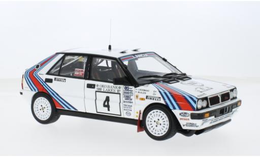 Diecast model cars Lancia Delta 1/18 Kyosho HF 4WD No.4 Martini Rallye WM Rallye Finnland 1987 1:18 Lancia Delta 1/18 Kyosho HF 4WD No.4 Martini Rallye WM Rallye Finnland 1987 1:18 diecast model cars