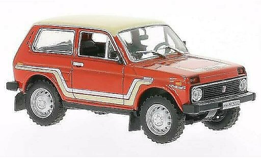 Lada Niva California 1/43 WhiteBox red/beige 1981 diecast model cars