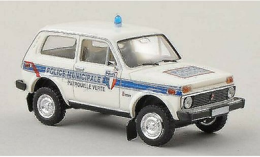Lada Niva Police 1/87 Brekina Municipale - Patrouille Verte (F) diecast model cars