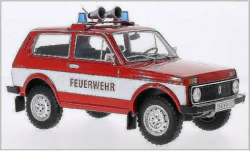 Lada Niva Pompiers 1/18 MCG red/white Fire brigade 1978 diecast model cars