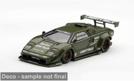Diecast model cars Lamborghini Countach LB-Works gr&Atilde;&frac14;n 2025 1/64 Mini GT