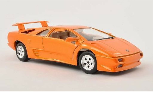 Lamborghini Diablo Base 1/24 Burago orange diecast model cars