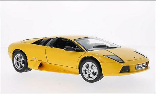 Lamborghini Murcielago Base 1/18 Welly metallic yellow diecast model cars