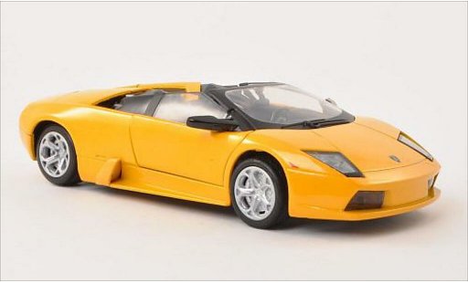Lamborghini Murcielago Roadster 1/24 Motormax metallic yellow diecast model cars