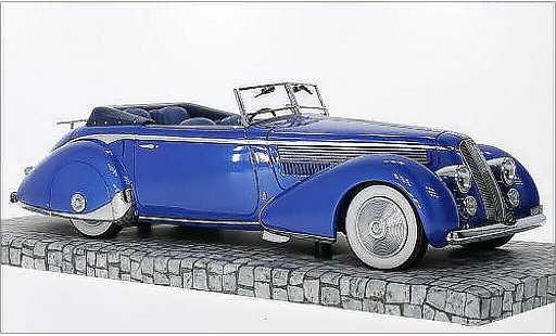 Lancia Astura Tipo 233 Corto 1/18 Minichamps metallic blue RHD 1936 diecast model cars