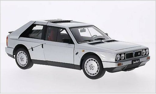 Lancia Delta S4 1/18 Autoart metallic grey 1985 diecast model cars