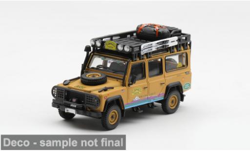 Land Rover Defender 1/64 Mini GT 110 Camel Trophy Camel Trophy Tierra del Fuego 1998 Camel Trophy Team USA Camel Trophy 1:64 diecast model cars