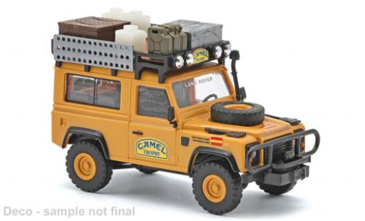 Diecast model cars Land Rover Defender 90 1983 Camel Trophy (ES) 1/87 Busch