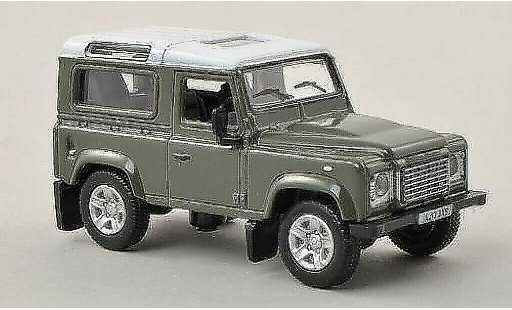 Land Rover Defender 90 1/76 Oxford Station Wagon grey/white diecast model cars