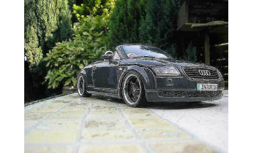 Audi TT rs roadster 1/18 Maisto grey jantes porsche diecast model cars