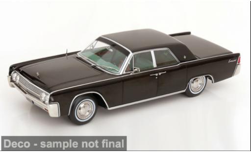 Diecast model cars Lincoln Continental schwarz 1963 1/18 KK Scale