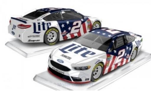Ford Fusion 1/64 Lionel Racing No.2 Team Penske Miller Lite Nascar 2018 B.Keselowski diecast model cars