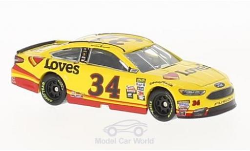 Ford Fusion 1/64 Lionel Racing No.34 Front Row Motorsports Loves Nascar 2017 L.Cassill diecast model cars