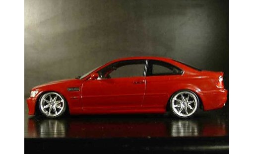Bmw M3 coupe 1/18 Kyosho tuning E46 red jantes alu diecast model cars