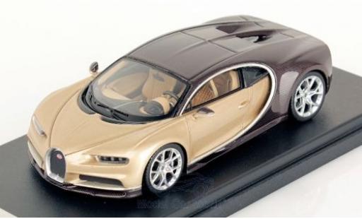 Diecast model cars Bugatti Chiron 1/43 Look Smart metallic beige/brown Bugatti Chiron 1/43 Look Smart metallic beige/brown diecast model cars
