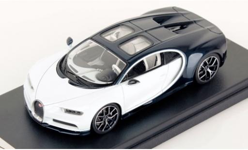Diecast model cars Bugatti Chiron 1/43 Look Smart Sky View white/metallic blue 2018 Bugatti Chiron 1/43 Look Smart Sky View white/metallic blue 2018 diecast model cars