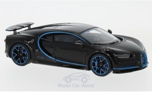 Diecast model cars Bugatti Chiron 1/43 Look Smart Zero-400-Zero blue/blue mit ausgefahrenem Heckspoiler Bugatti Chiron 1/43 Look Smart Zero-400-Zero blue/blue mit ausgefahrenem Heckspoiler diecast model cars