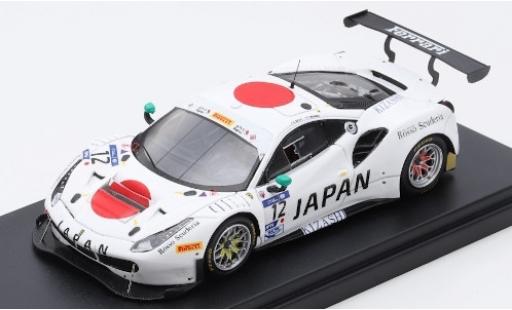 Ferrari 488 1/43 Look Smart GT3 No.12 AF Corse Team Japan FIA GT Nations Cup Bahrain 2018 K.Seto/T.Kondo diecast model cars