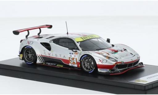 Ferrari 488 1/43 Look Smart GTE EVO No.54 AF Corse 24h Le Mans 2023 1:43 diecast model cars