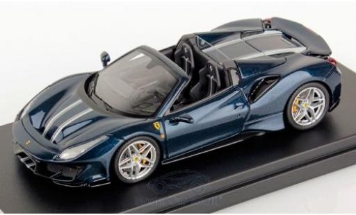 Ferrari 488 1/43 Look Smart Pista Spider metallic blue/Dekor 2018 diecast model cars