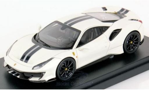 Ferrari 488 1/43 Look Smart Pista white diecast model cars