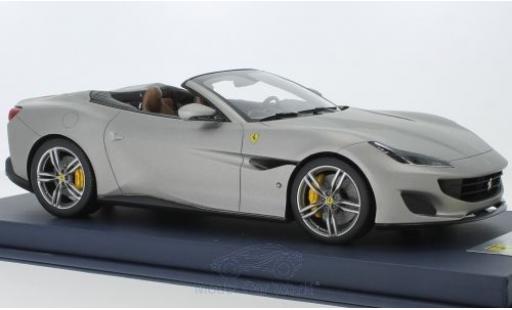 Ferrari Portofino 1/18 Look Smart matt-grey 2018 diecast model cars